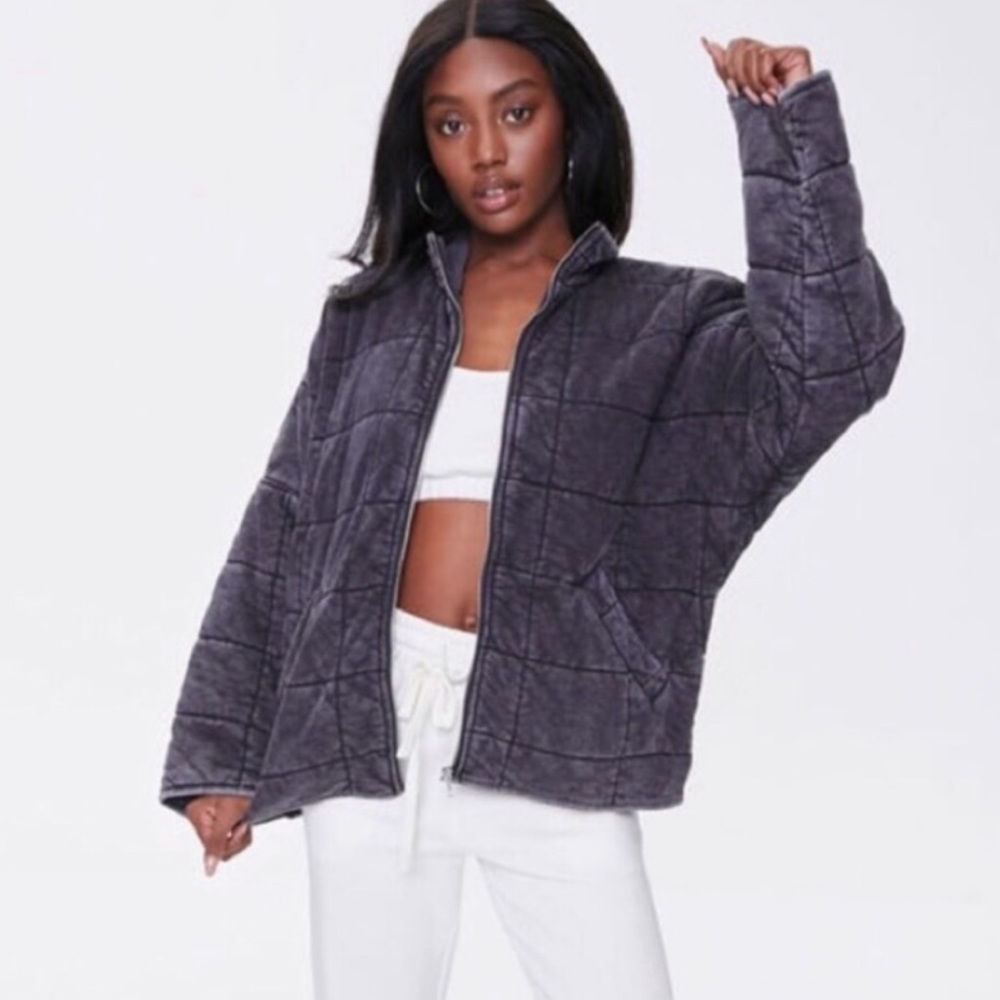 Forever 21 Quilted Dolman Jacket Free People Dupe